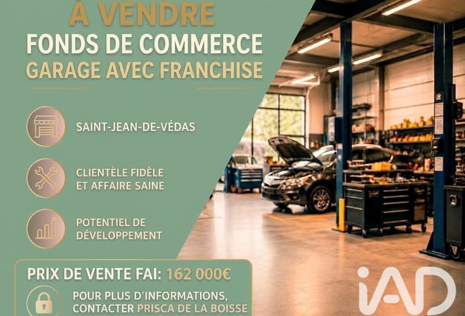 Vente Garage, Station-service 264 m&sup2; — photo 1
