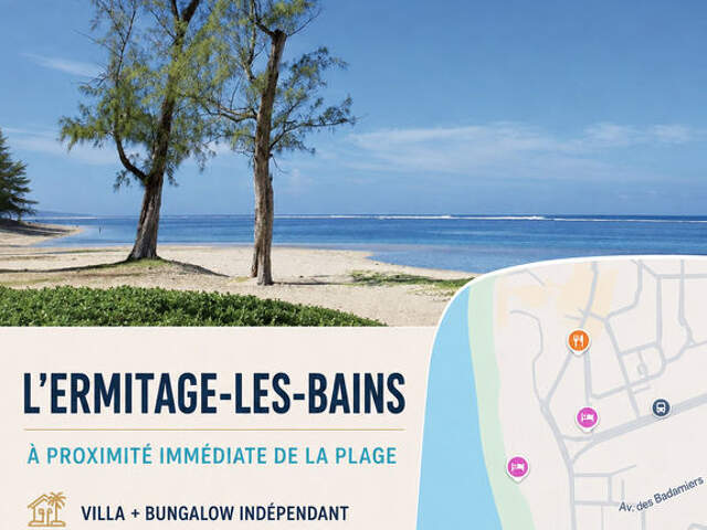 L'ERMITAGE-LES-BAINS - PROPRIÉTÉ AVEC BUNGALOW INDÉPENDANT — photo du bien