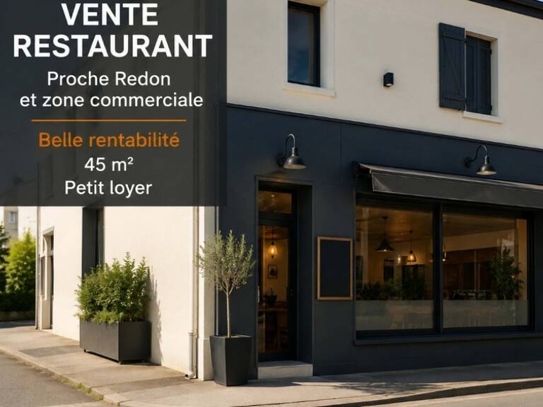 EMPLACEMENT N°1 – VENTE DE FONDS DE COMMERCE RESTAURATION - REDON — photo 1