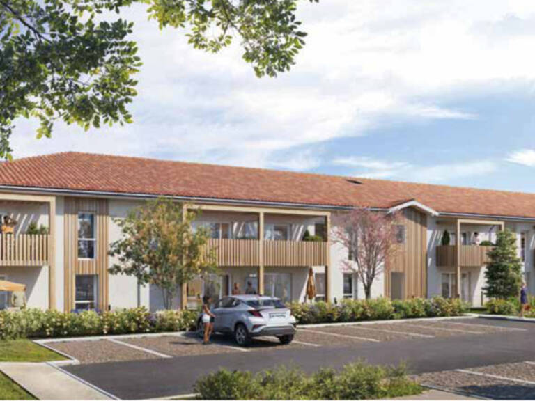 Appartement neuf T3 bis de 66,18 m² avec balcon – Programme neuf entre lac, forêt et océan à AUREILHAN — photo 1