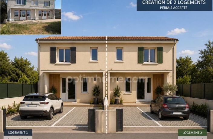 Maison 8 pièces à rénover de 200 m² avec permis accepté pour création de 2 logements – Moulidars (16290) — photo 2