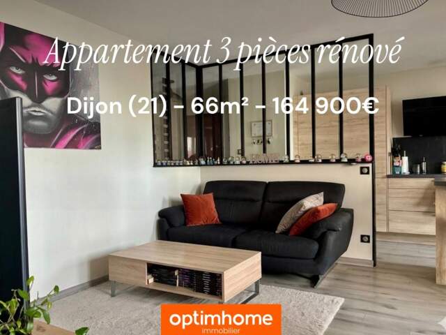 Appartement 3 pièces rénové à DIJON (21) — photo du bien