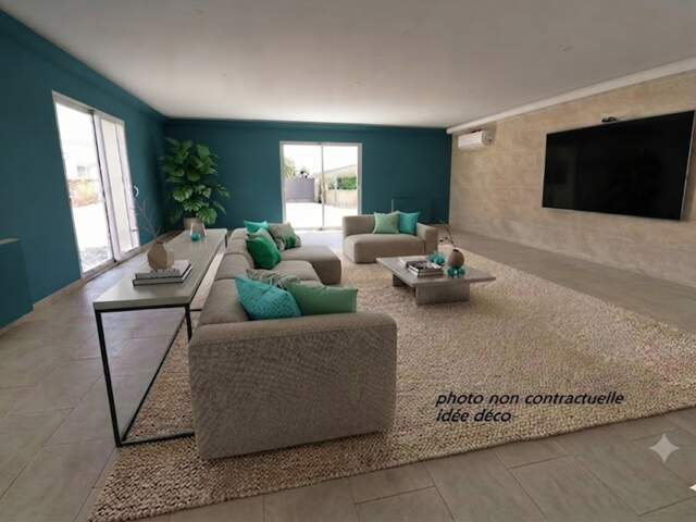 Maison à vendre 4 pièces FLEAC (16) Plain pied, terrain 1000 m2 — photo du bien