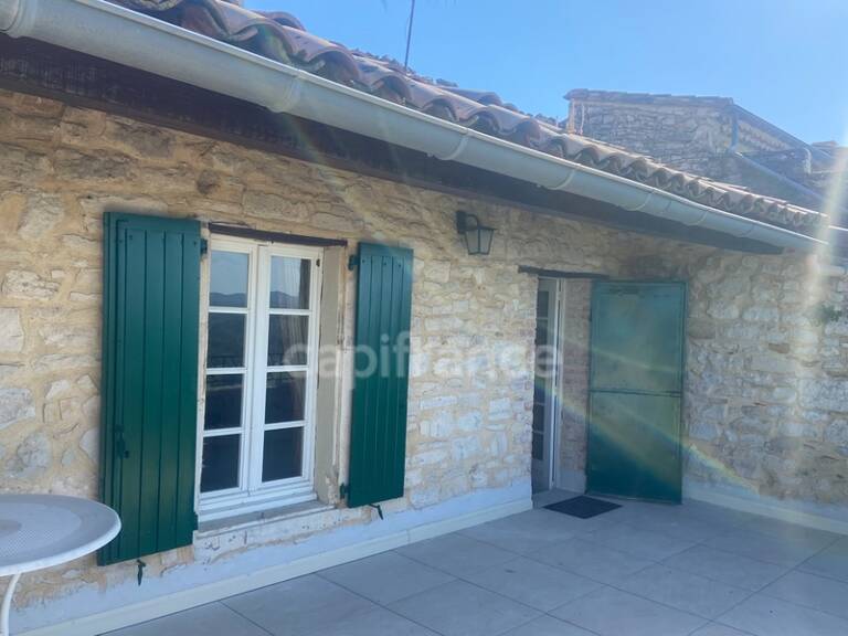 Maison de village en pierre avec terrasse panoramique VEZENOBRES (30) — photo 1