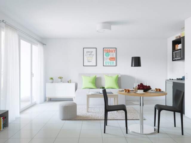 Appartement à vendre 1 pièce 30m2 CHANTELOUP EN BRIE (77) - balcon - parking — photo du bien