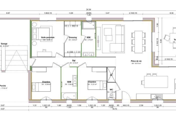 Vente maison 4 pièces 91 m² Bourg-en-Bresse (01000) — photo 4