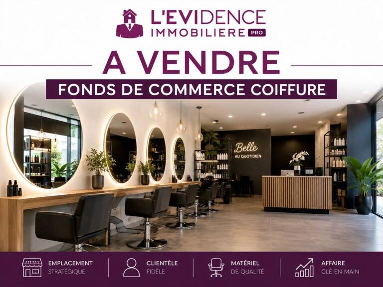 A vendre fonds de commerce de coiffure mixte à Saint-Nazaire — photo 1