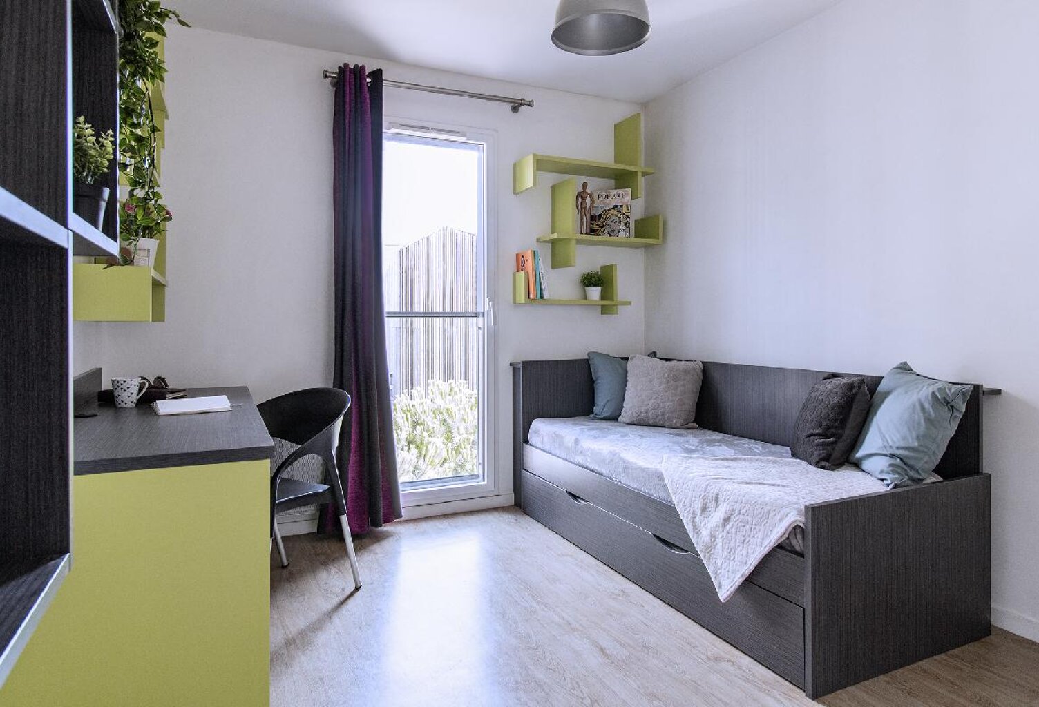 Studio meublé en résidence récente avec faibles charges de copropriété et forte demande locative — photo 1