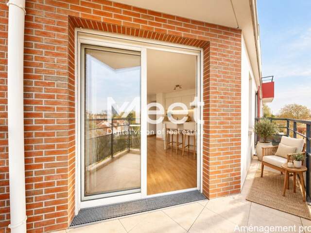 3 PIECES - IMMEUBLE RÉCENT - BALCON - VUE DÉGAGÉE — photo du bien