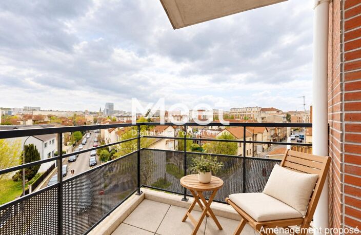 3 PIECES - IMMEUBLE RÉCENT - BALCON - VUE DÉGAGÉE — photo 3