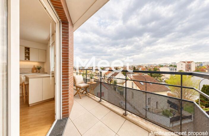 3 PIECES - IMMEUBLE RÉCENT - BALCON - VUE DÉGAGÉE — photo 5