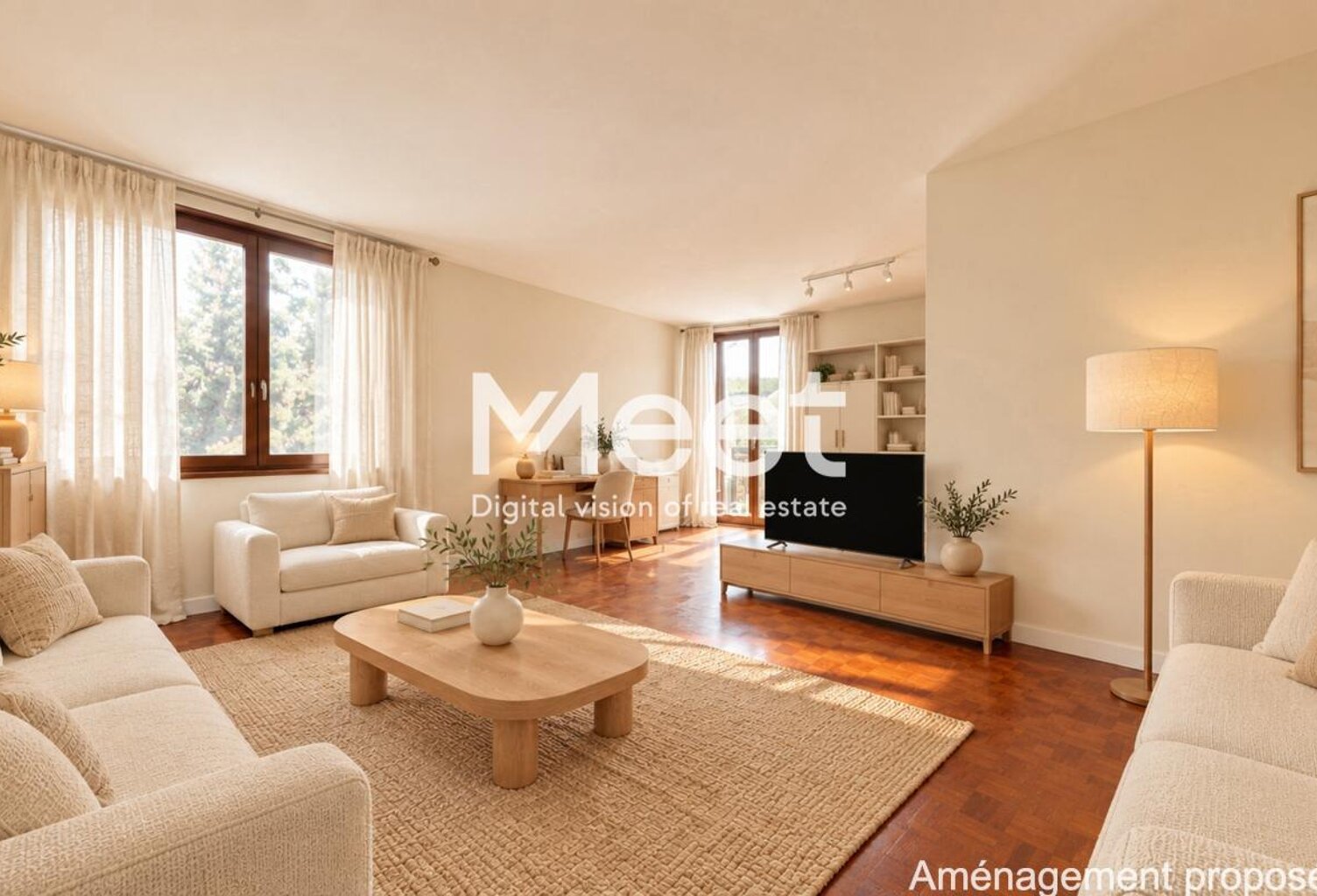 APPARTEMENT 4 PIÈCES / 2 CHAMBRES - 70 m²  - CAVE - PARKING — photo 1