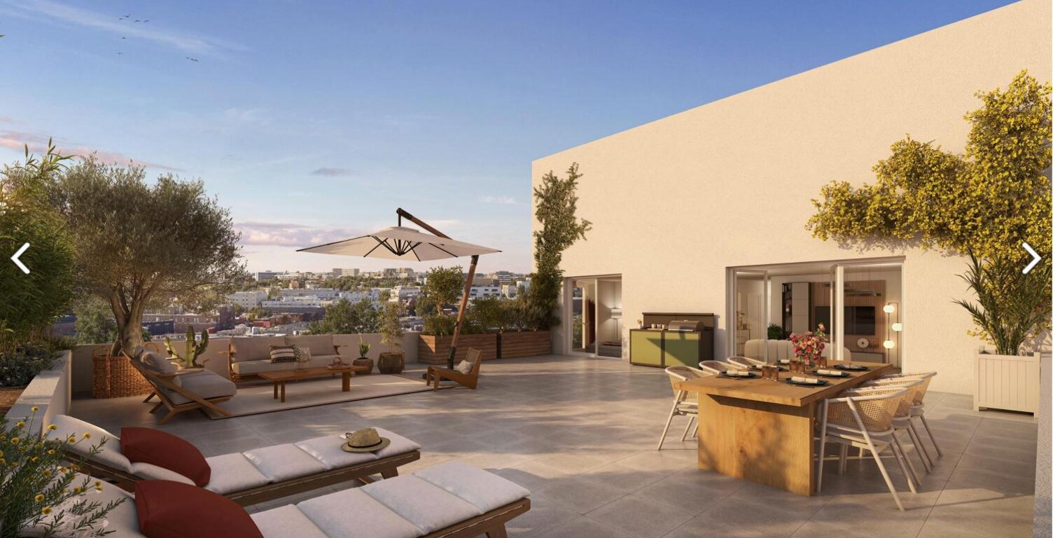 APPARTEMENT NEUF VEFA TYPE 5 -- MAGNIFIQUE TERRASSE DE 103 M2 EXPOSÉE SUD-OUEST - DOUBLE PARKING PRIVATIF DANS RESIDENCE RE2020 - NORMES PMR -- TVA RÉDUITE SOUS CONDITIONS D'ÉLIGIBILITÉ (PRIX D'ACQUISITION RÉDUIT À  436 682 €) --- — photo 1