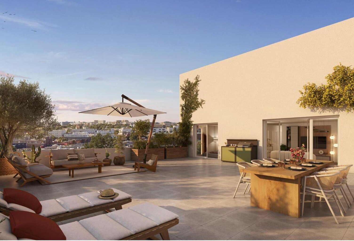 APPARTEMENT NEUF VEFA TYPE 3 AVEC SPACIEUSE TERRASSE DE 21 M2 ET PARKING PRIVATIF DANS RESIDENCE RE2020 - NORMES PMR -- TVA RÉDUITE SOUS CONDITIONS D'ÉLIGIBILITÉ (PRIX D'ACQUISITION RÉDUIT À  283 619 €) --- — photo 1