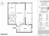 APPARTEMENT NEUF VEFA TYPE 3 AVEC SPACIEUSE TERRASSE DE 21 M2 ET PARKING PRIVATIF DANS RESIDENCE RE2020 - NORMES PMR -- TVA RÉDUITE SOUS CONDITIONS D'ÉLIGIBILITÉ (PRIX D'ACQUISITION RÉDUIT À  283 619 €) --- — photo 3