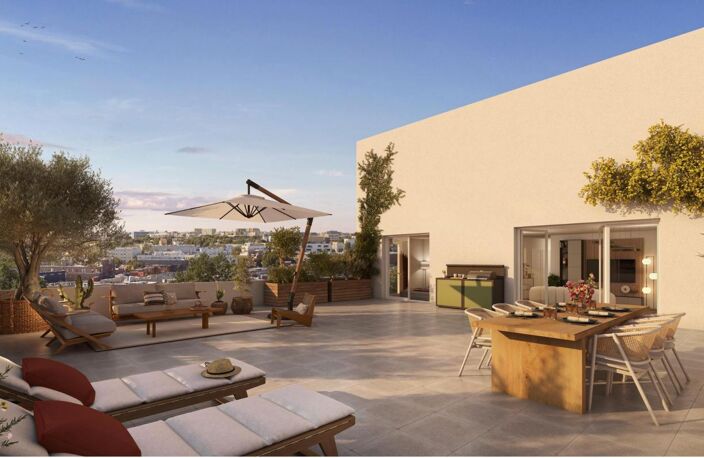 APPARTEMENT NEUF VEFA TYPE 2 AVEC TERRASSE ET PARKING PRIVATIF DANS RESIDENCE RE2020 - NORMES PMR -- TVA RÉDUITE SOUS CONDITIONS D'ÉLIGIBILITÉ (PRIX D'ACQUISITION RÉDUIT À  225 330 €) --- — photo 2