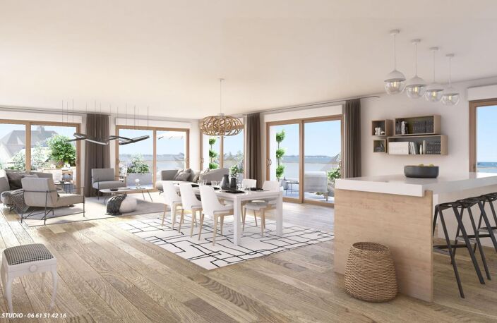 LA TURBALLE – Appartement face mer T4 neuf d’exception avec grande terrasse — photo 2