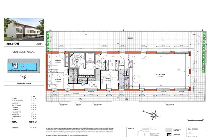 LA TURBALLE – Appartement face mer T4 neuf d’exception avec grande terrasse — photo 4