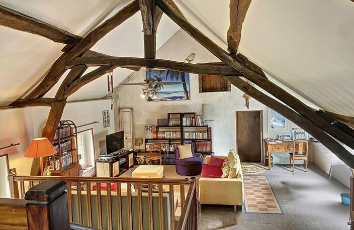 RARE BELLE LONGÈRE DE CHARME EN PIERRE  302m²  AVEC PISCINE, SAUNA, DPE D,  PROCHE GARE  (PARIS 1H10) — photo 5