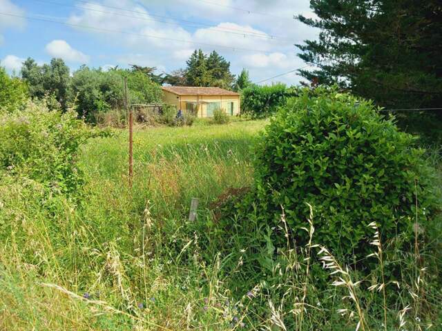 TERRAIN AVEC MAZET  et batiment agricole à Espondeilhan — photo du bien