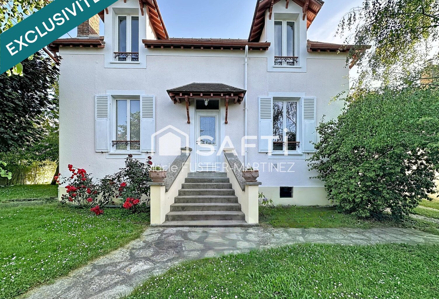 Veneux-les-Sablons (77250), gare et commerces à pied, maison de caractère des années 30 avec dépendances — photo 1