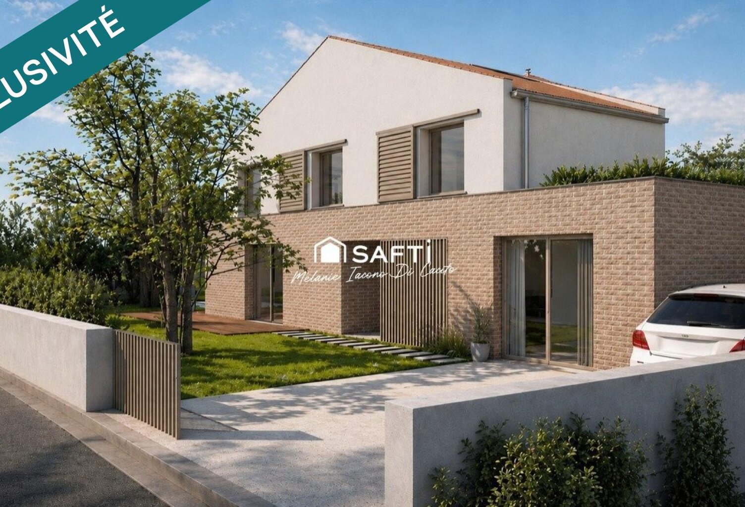 Villa d'architecte contemporaine avec piscine. — photo 1