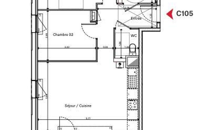 Vente Appartement 3 pièces — photo 4