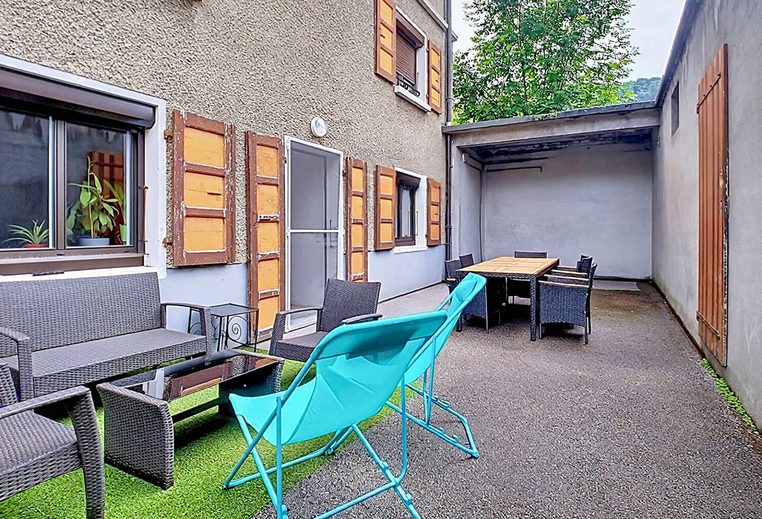 Appartement Habere Lullin T4 de 74 m2 avec cour intérieur de 40 m² et garage double — photo 1