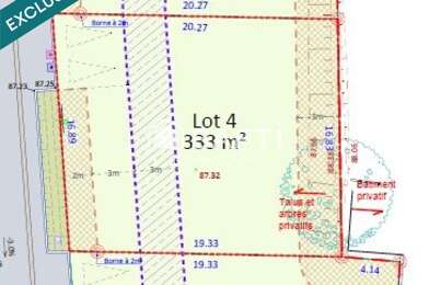 Terrain  54000 €