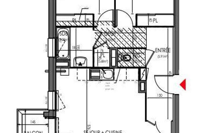 Vente Appartement 3 pièces — photo 3