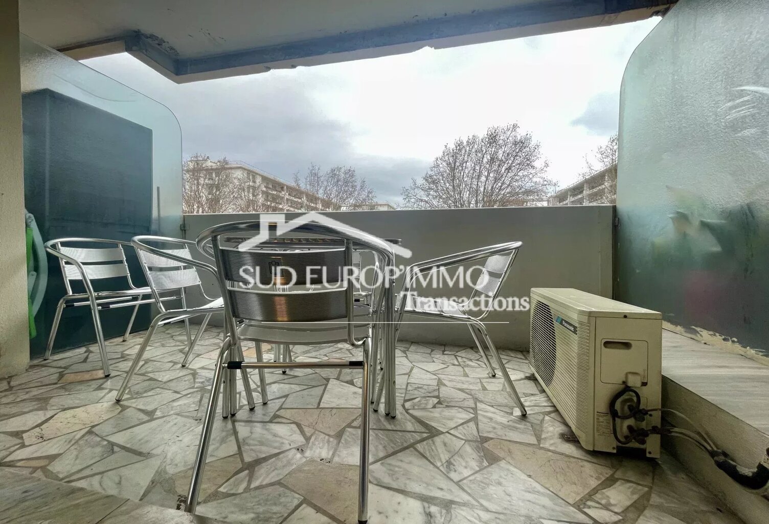 NICE Promenade des Anglais 3p terrasse cave — photo 1