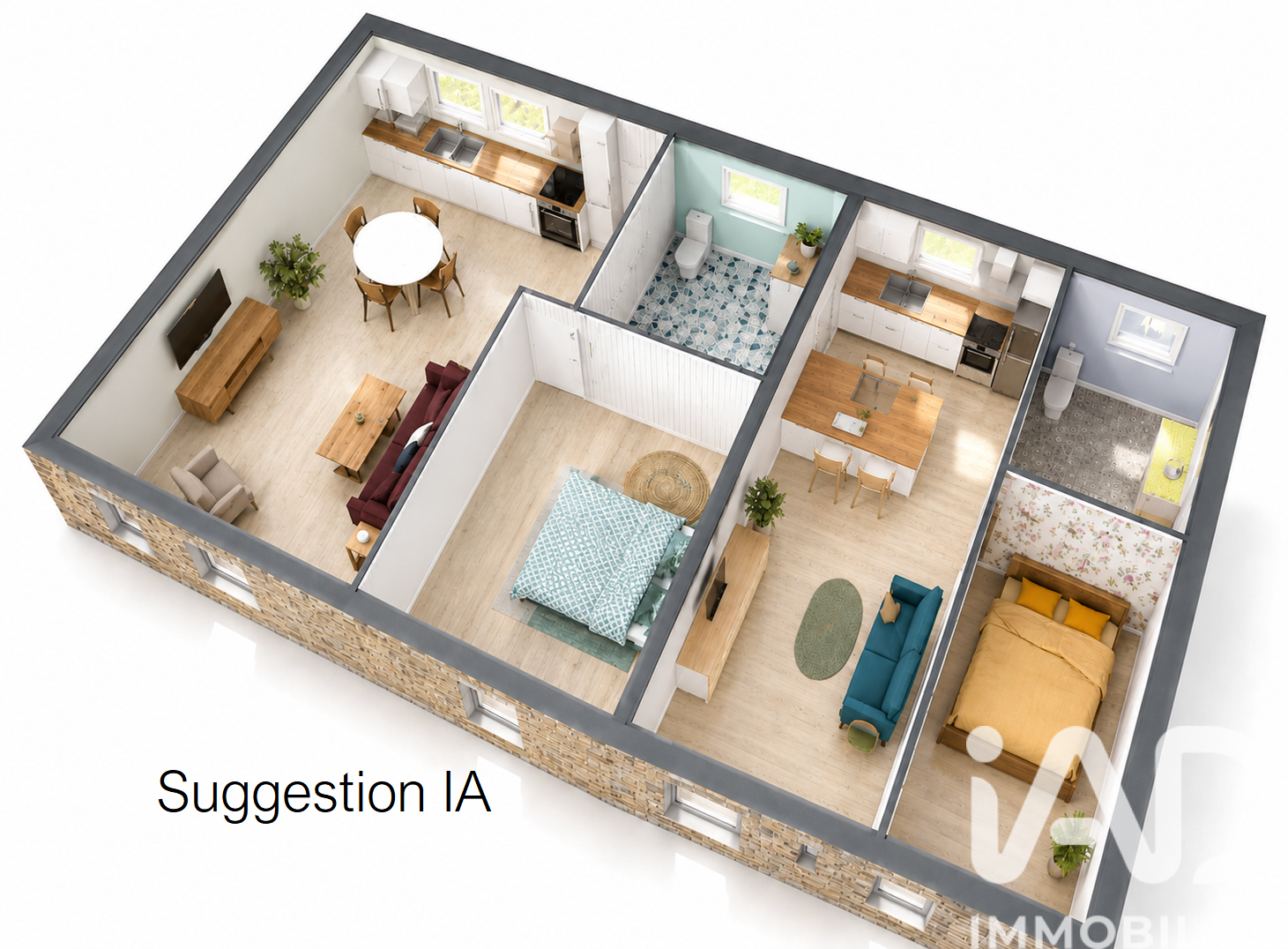Maison à vendre, 4 pièces, 75 m², Noues de Sienne