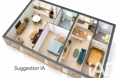 Maison 4 pièces 74000 €