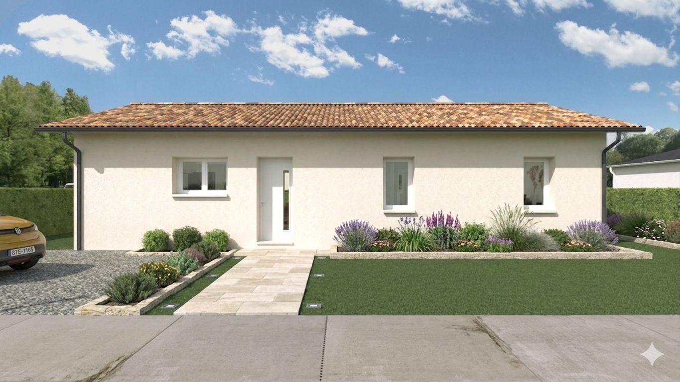 Projet de construction d'une maison 90 m² avec terrain à SAINT-PERDON (40)