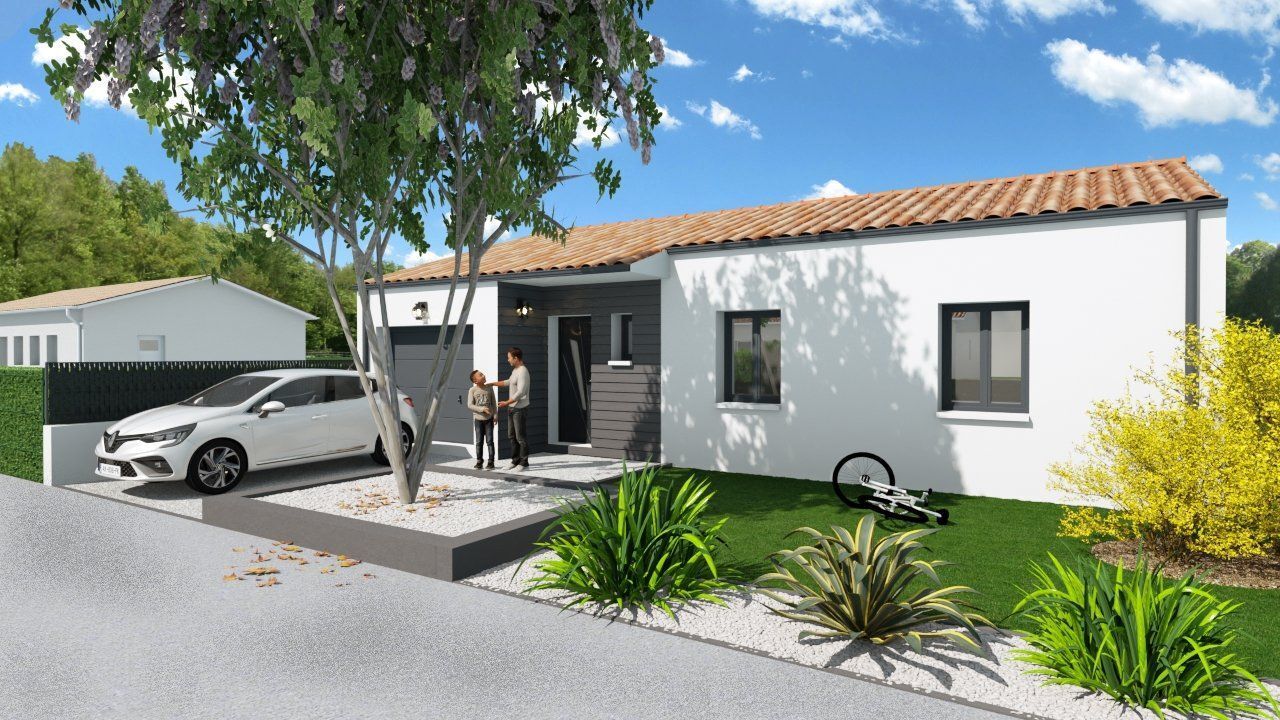 Projet de construction d'une maison 95 m² avec terrain à ARDILLIERES (17)
