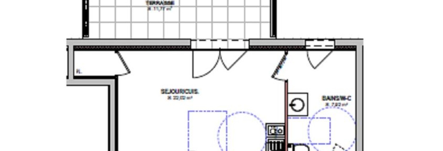 Appartement 1 Pièce 30 m² à louer à Tours (37000)