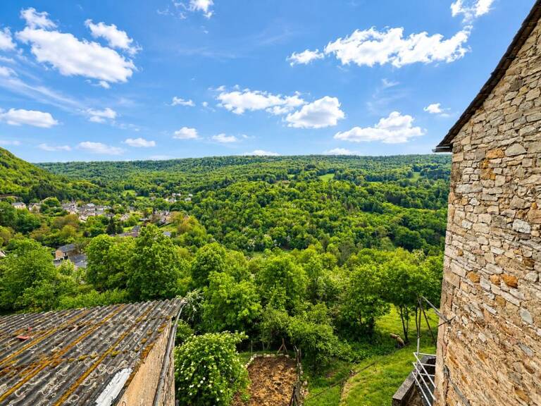 Maison de village + dépendances - vue exceptionnelle – Salles-la-Source — photo 1