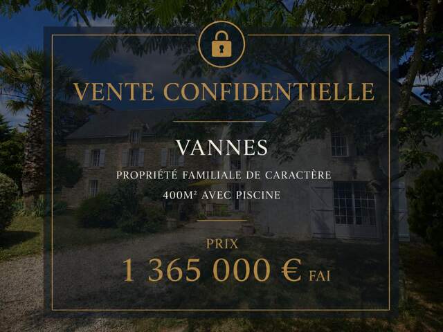 VANNES propriété familiale avec piscine et dépendance — photo du bien