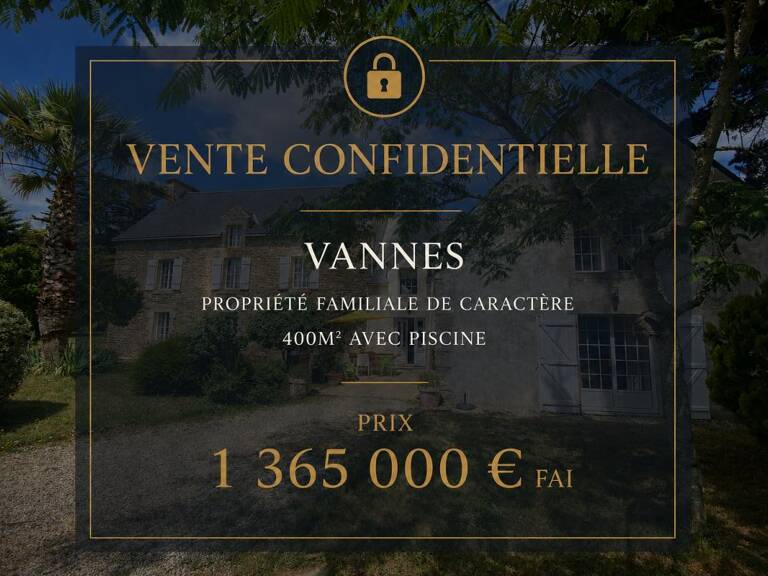 VANNES propriété familiale avec piscine et dépendance — photo 1