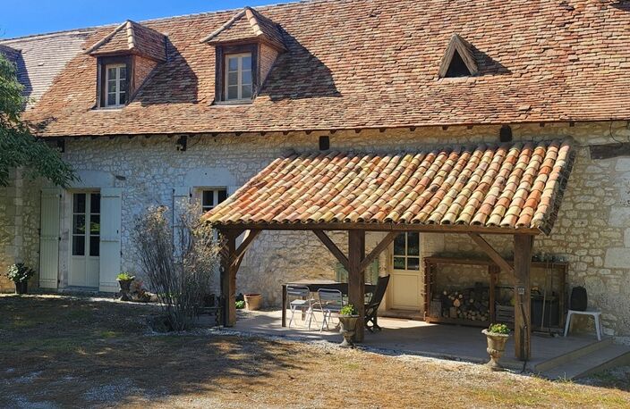 Belle propriété historique en pierre avec parc arboré - Dépendances et piscine - à vendre - proche de CASTILLONNES (47) — photo 4