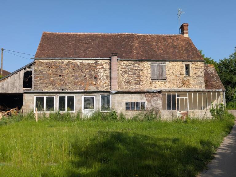 Maison en pierre à rénover  – Terrain de 1 380 m² - FRANCHEVILLE proche Ecouché et Argentan - Orne - Normandie — photo 1
