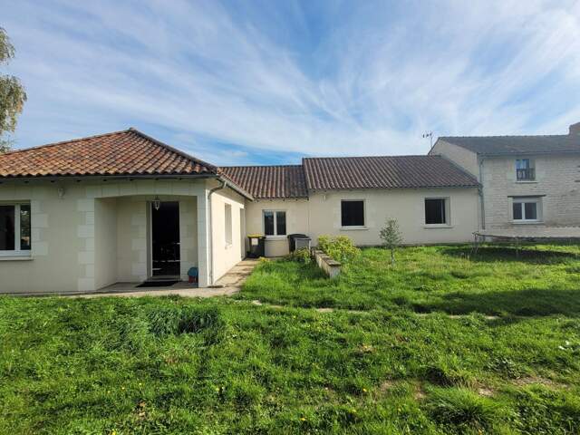 EXCEPTIONNEL ! 84m2 de pièces de vie, du plain pied, 5 chambres spacieuses, un environnement campagnard, de l'ancien associé à du neuf. — photo du bien