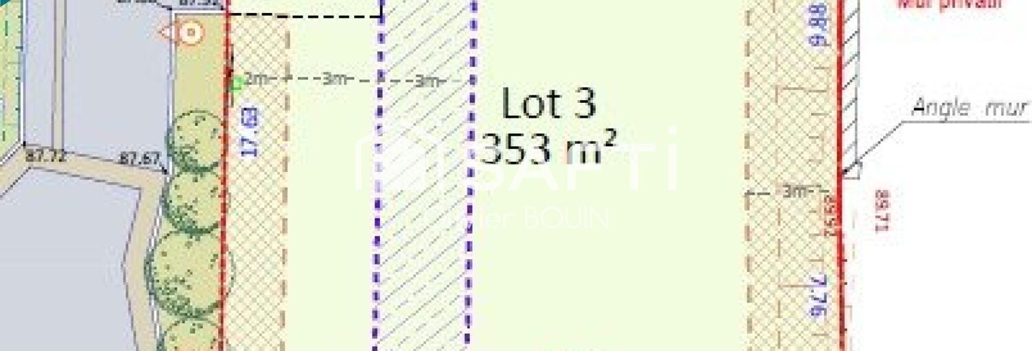 Terrain  353 m² à vendre à Landivisiau (29400)