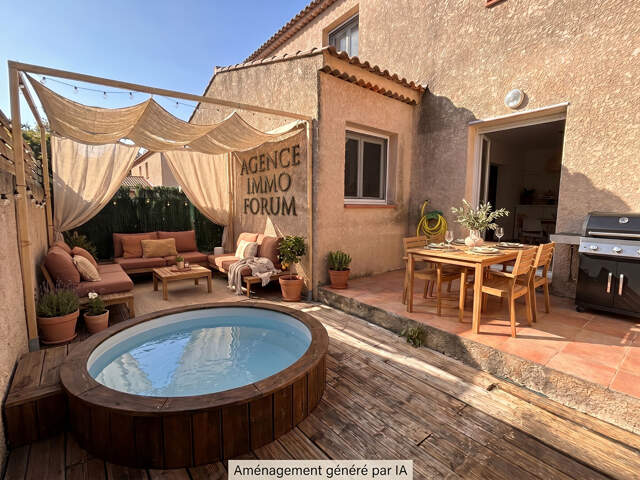 A VENDRE - MAISON DE TYPE 3 AVEC JARDIN ET 2 PARKINGS PRIVES- ENSUES-LA-REDONNE — photo du bien
