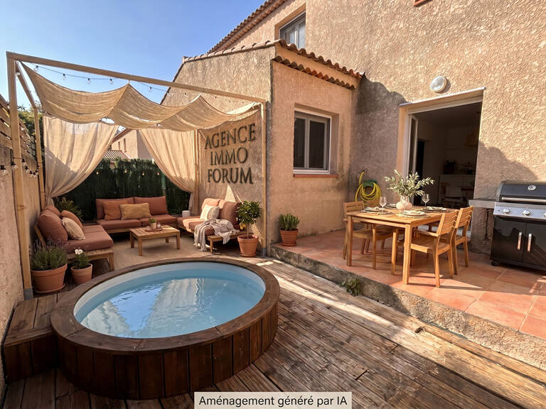 A VENDRE - MAISON DE TYPE 3 AVEC JARDIN ET 2 PARKINGS PRIVES- ENSUES-LA-REDONNE — photo 1