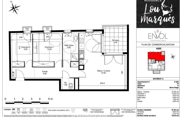 Appartement - 68m² - Vendargues — photo 5
