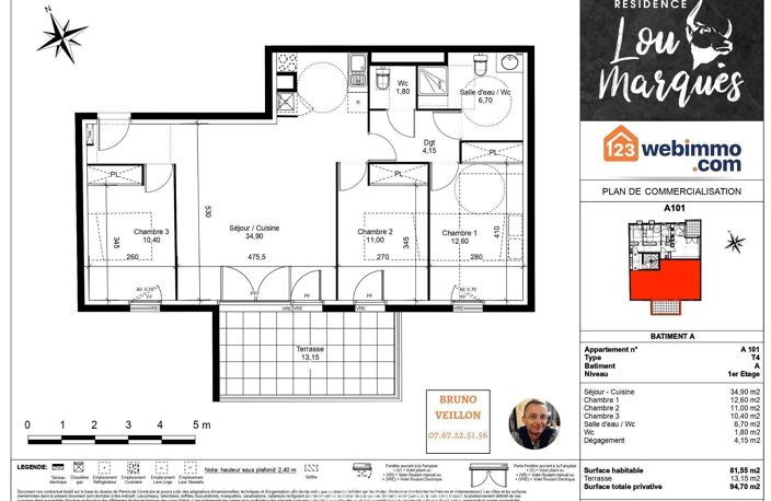Appartement - 81m² - Vendargues — photo 5