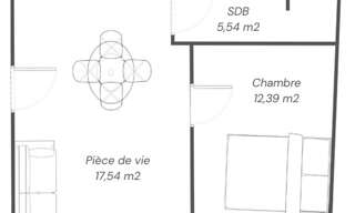 Appartement 2 Pièces 35 m² à vendre à Morlaix (29600)