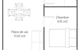 Appartement 2 Pièces 32 m² à vendre à Morlaix (29600)