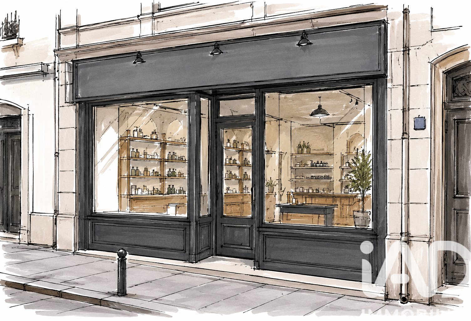 Vente Local commercial 77 m&sup2; — photo 1
